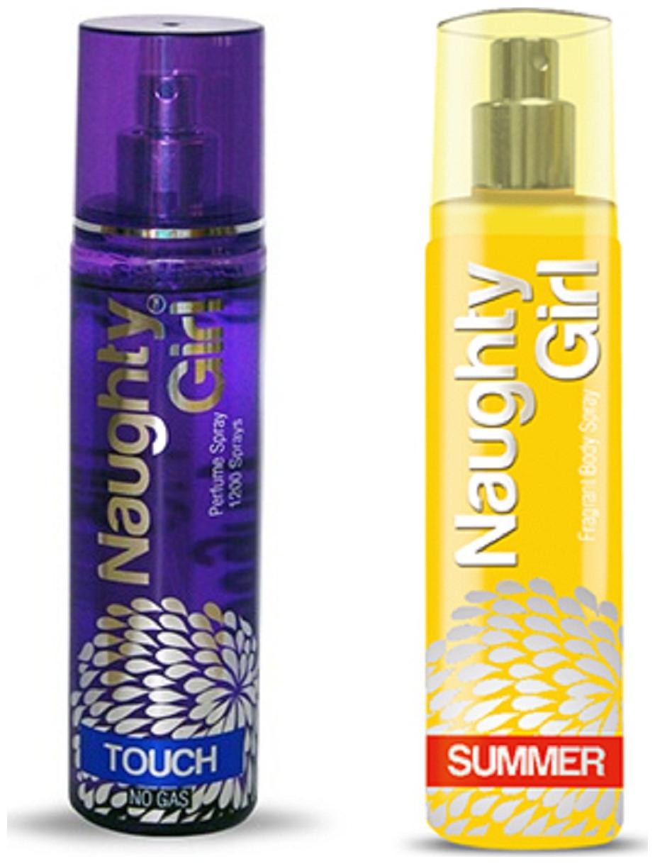 

Naughty Girl TOUCH SUMMER No Gas Perfume Spray for Women (Pack of 2) (135ml each)