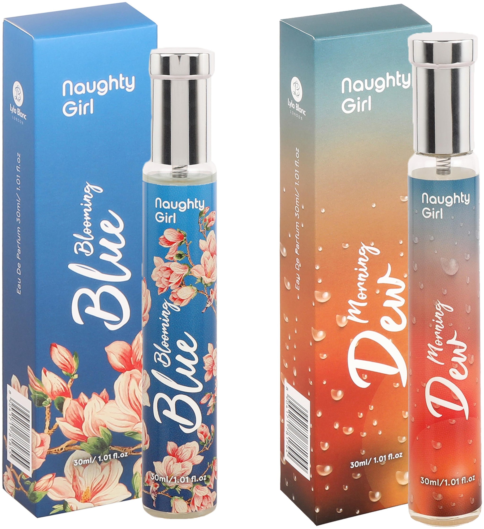 

Naughty Girl Luxury EDP Morning Dew With Blooming Blue Perfumes for Women Buy One Get One Free 30ml (Pack of 1)