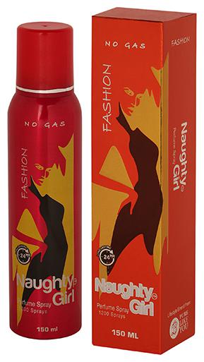 

Naughty Girl FASHION No Gas Perfume Spray for Women 150ml