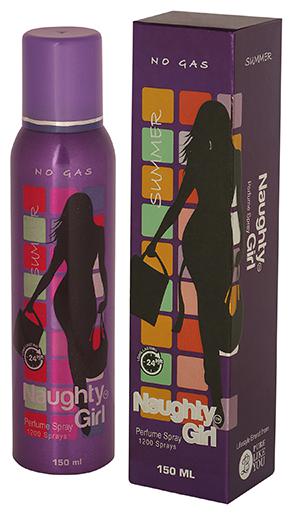 

Naughty Girl SUMMER No Gas Perfume Spray for Women 150ml
