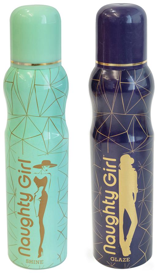 

Naughty Girl GLAZE SHINE Deodorant Combo 120ml each (Pack of 2)
