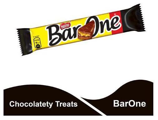 

Nestle Chocolate Bar - Bar One (Nougat Caramel filled) 22 g