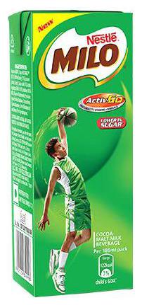

Nestle Flavoured Milk - Milo 180 ml