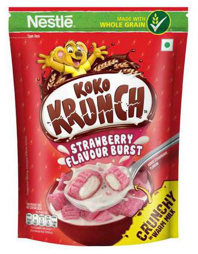 

Nestle Koko Krunch Breakfast Cereal - Strawberry Flavour Burst 250 g