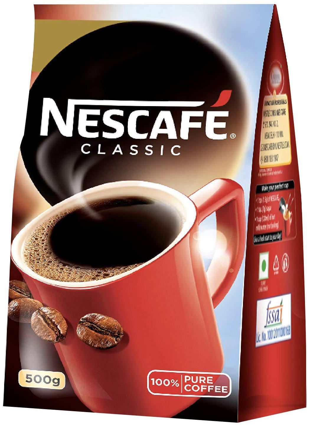 

Nestle Nescafe Classic Coffee 500g ( Pack of 2 )