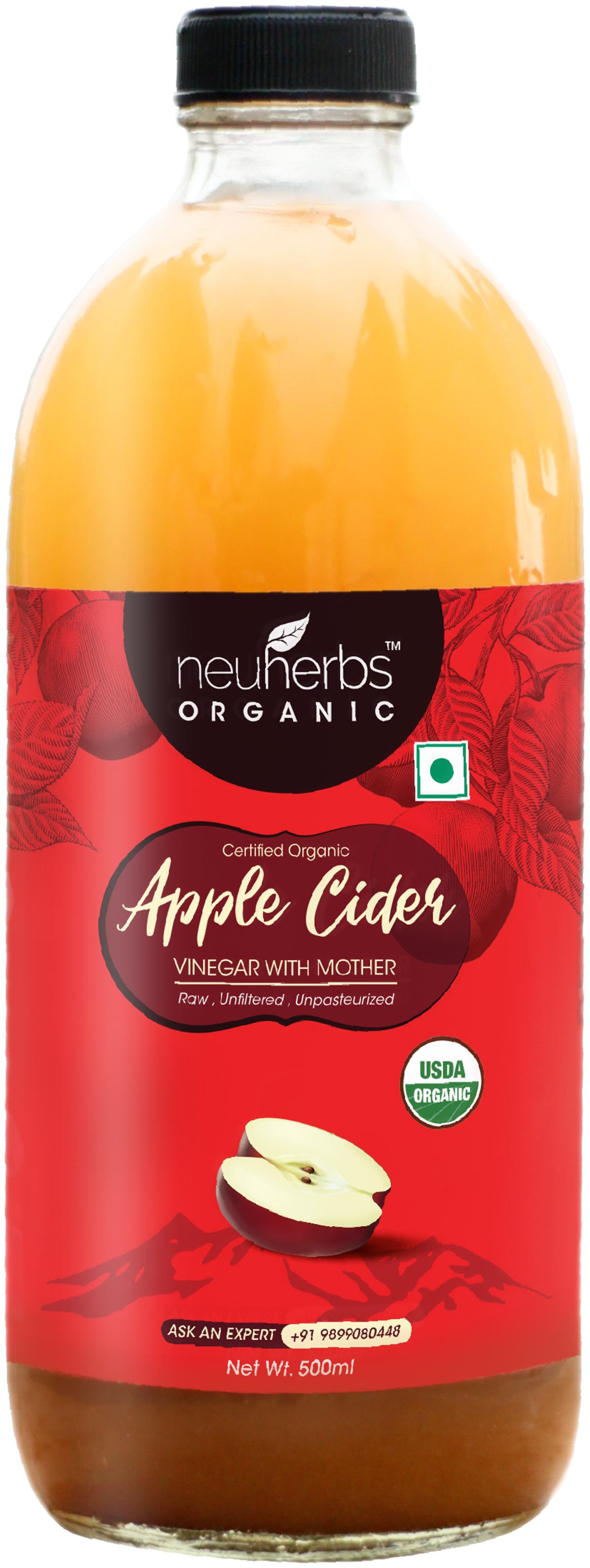 

Neuherbs Certified Organic Apple Cider Vinegar with Mother (500 ml)