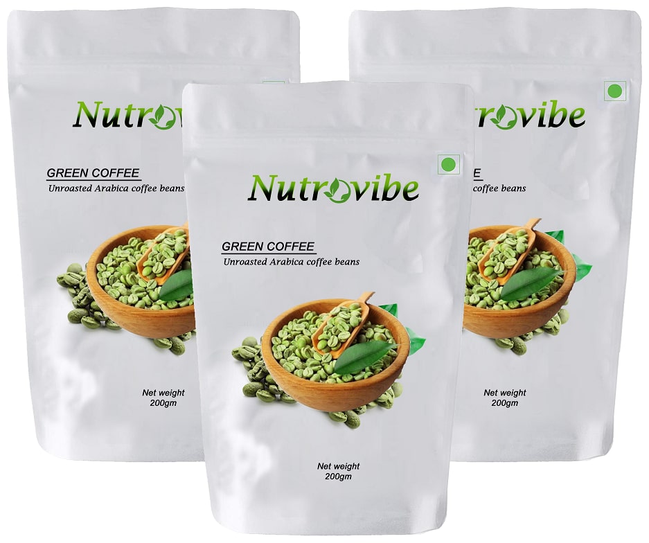 

Neutrovibe Green Coffee Beans 200 g each Pack of 3