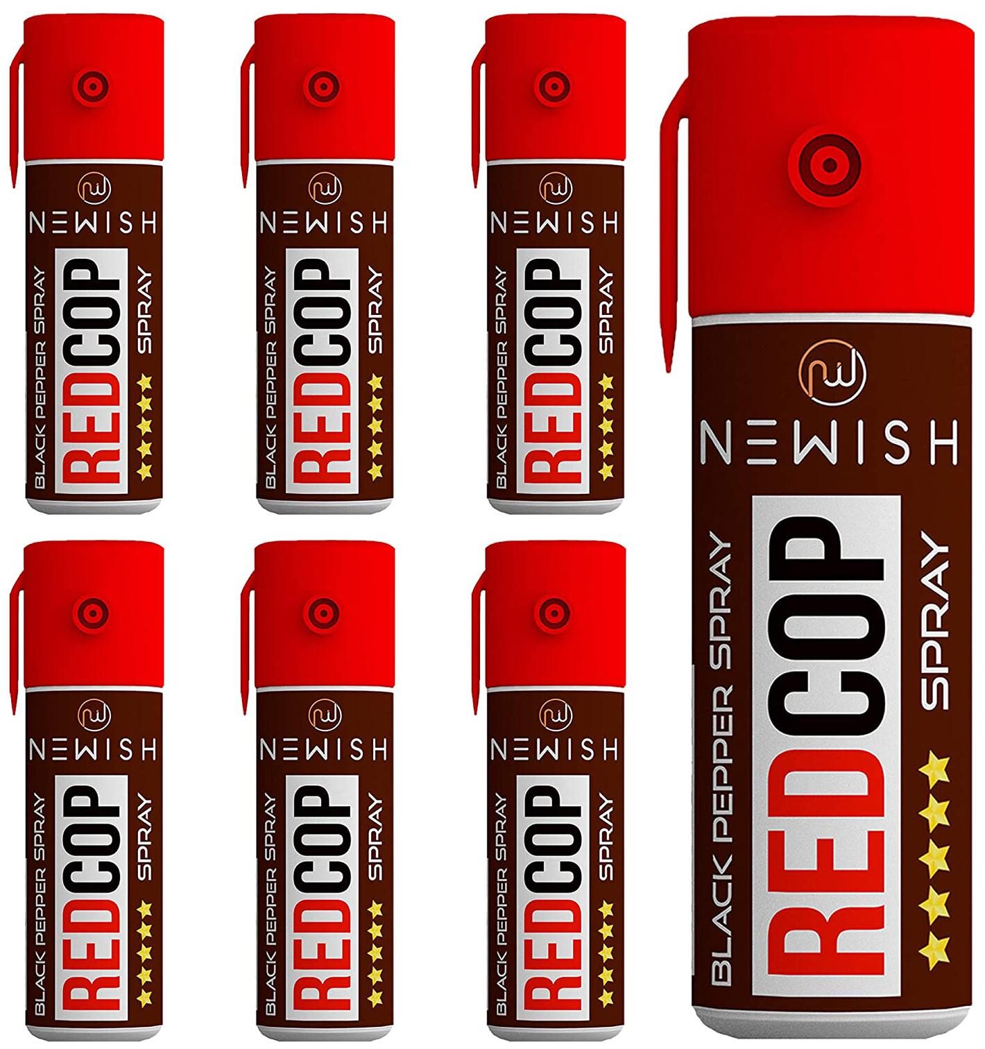 

Newish Powerful Black Pepper Spray Self Defence for Women 55ml (Pack of 7)