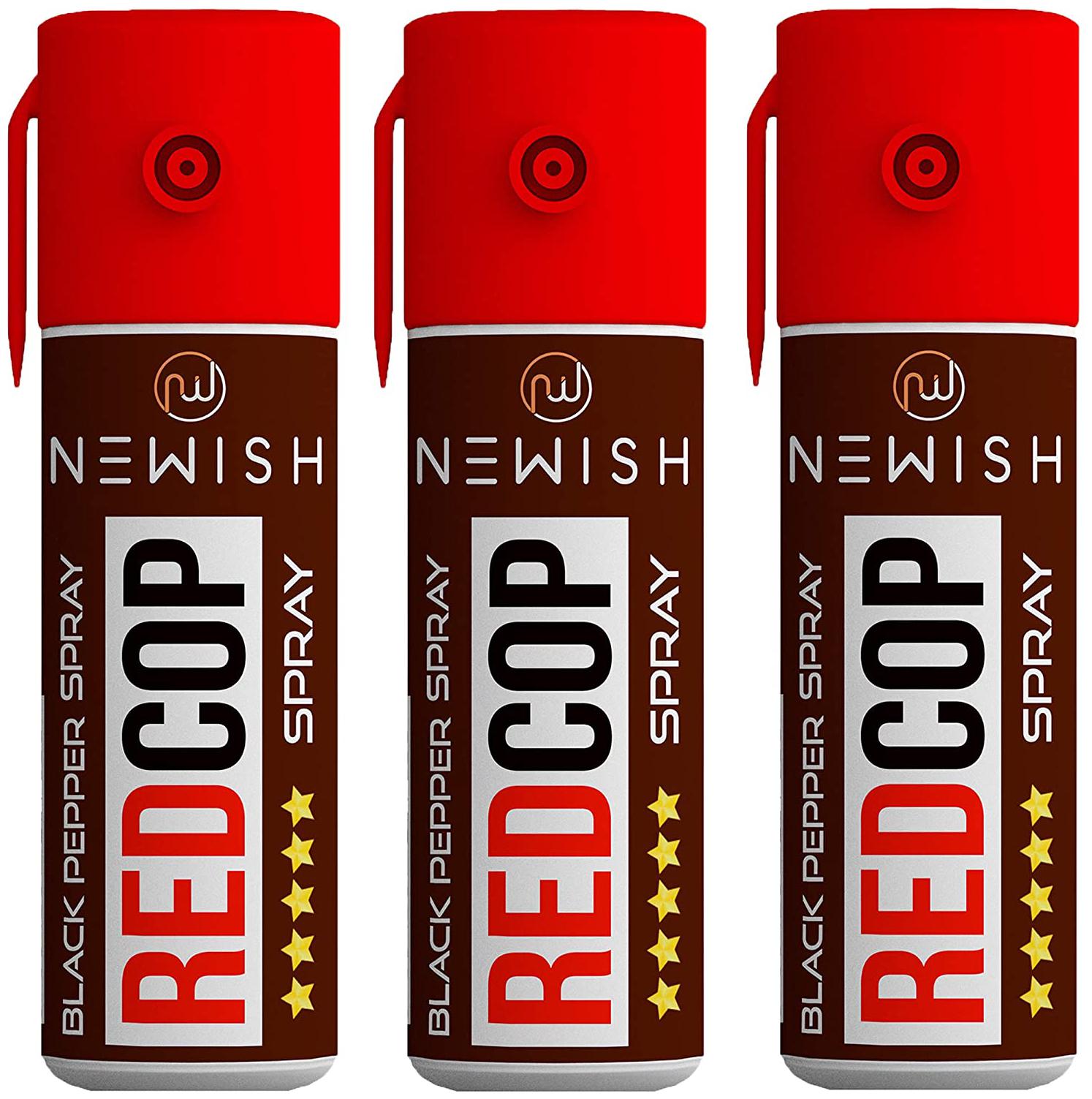 

Newish Powerful Black Pepper Spray Self Defence for Women 55ml (Pack of 3)