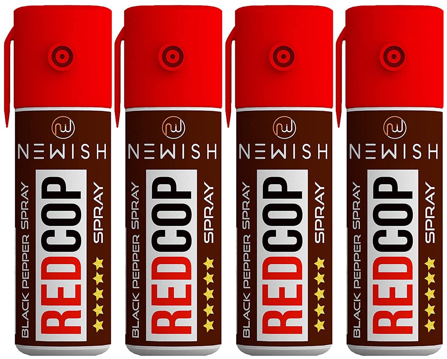

Newish Powerful Black Pepper Spray Self Defence for Women 55ml (Pack of 4)