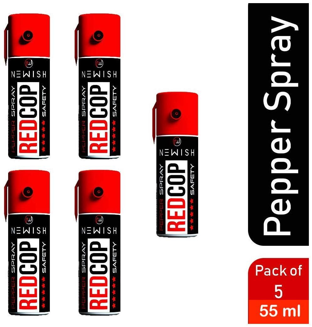 

Newish Powerful Pepper Spray Self Defence for Women 55ml (Pack of 5)