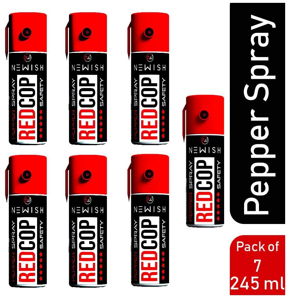 

Newish RED COP Powerful Pepper Spray Self Defence for Women 55ml (Pack of 7)