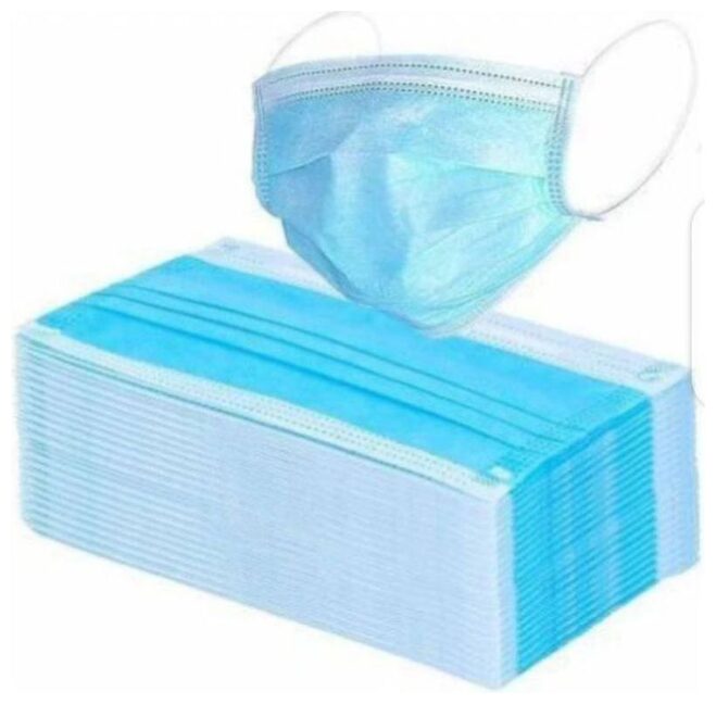 

Neyssa 3Ply Surgical Face Mask With Earloop (Blue) (Pack Of 50)