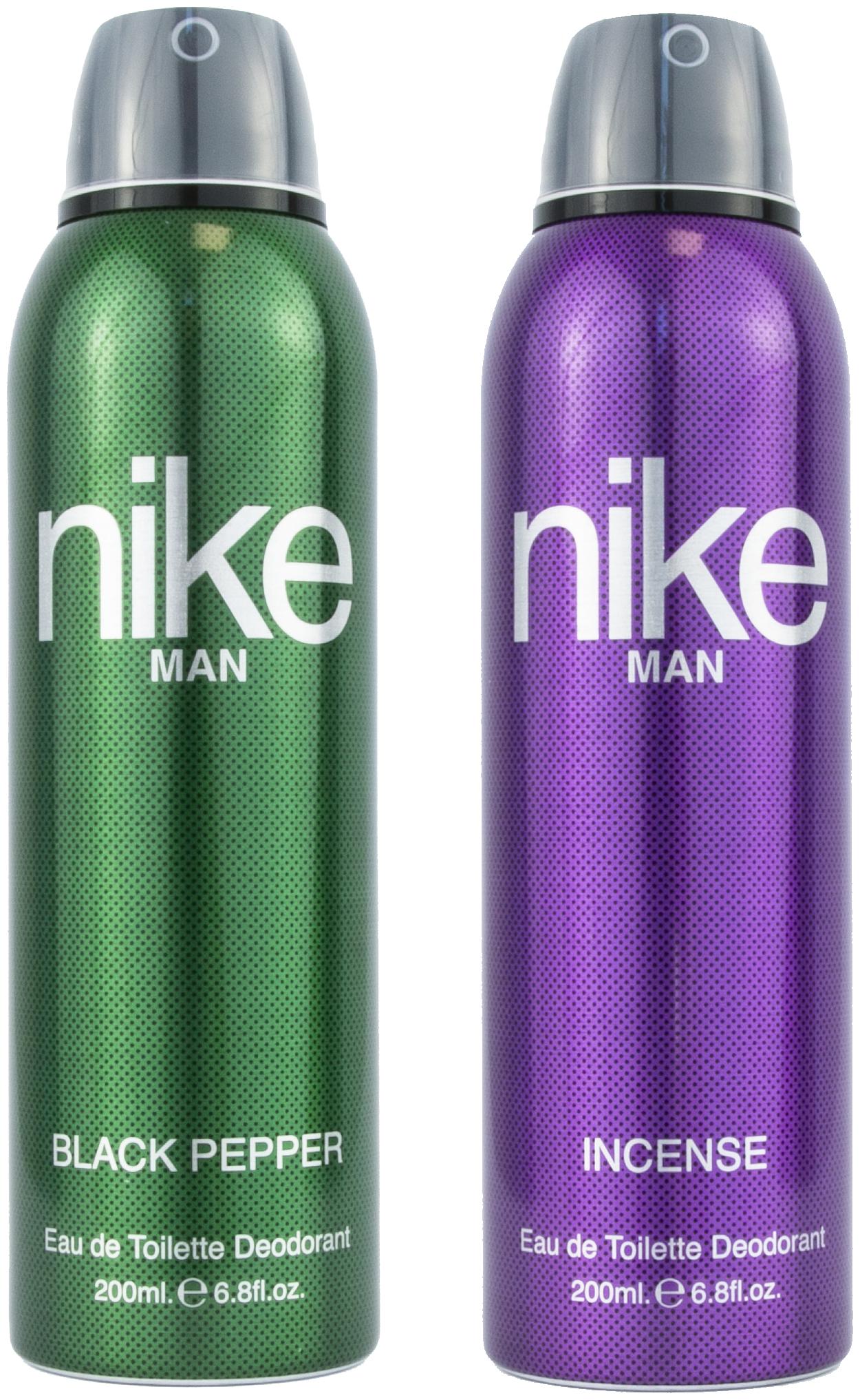 

Nike Black Pepper 200 ml Incense Deodorant 200 ml For Man (Pack Of 2)