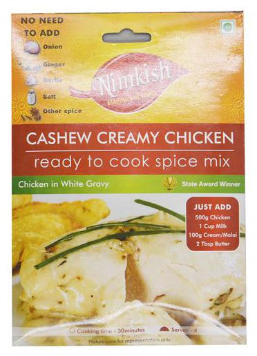 

Nimkish Masala - Creamy Chicken 30 g