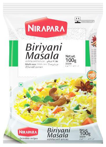 

Nirapara Masala - Biriyani 100 g