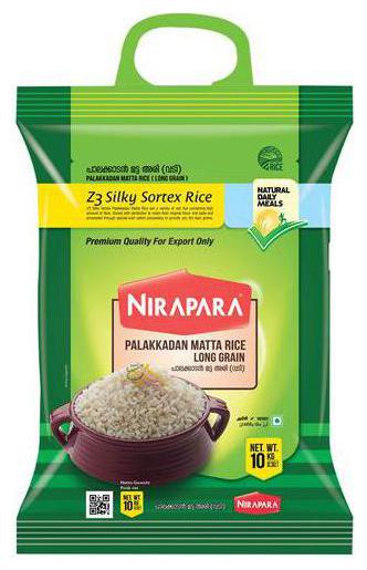 

Nirapara Palakkadan Matta Vadi Rice - Long Grain 10 kg