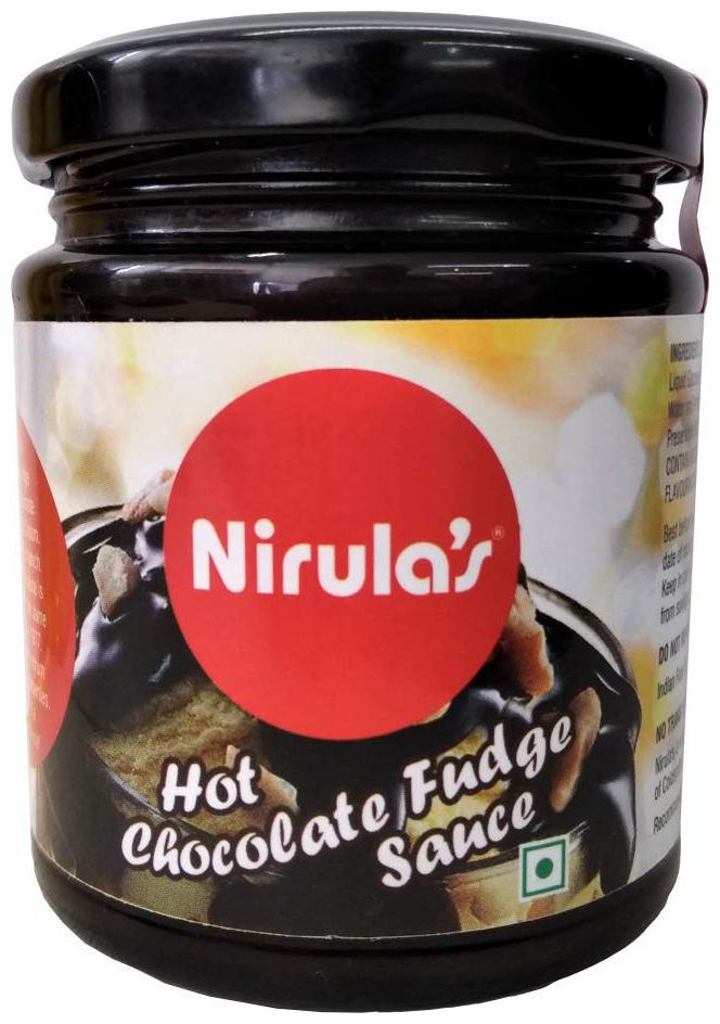 

Nirula s Original Hot Chocolate Fudge Sauce Handmade Spread Ice-Cream and Cake Topping with Fresh Ingredients 230 g