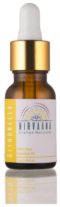 

Nirvaana 100 Pure Natural Citronella Essential Oil - Therapeutic Grade 15 ml (Pack of 1)