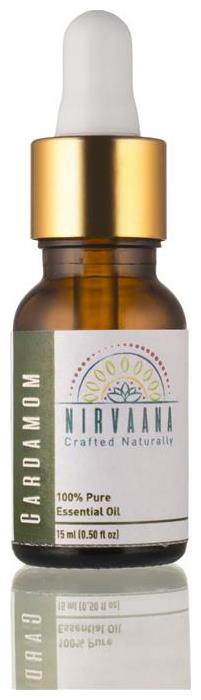 

Nirvaana 100 Pure Natural Cardamom Essential Oil - Therapeutic Grade 15 ml (Pack of 1)