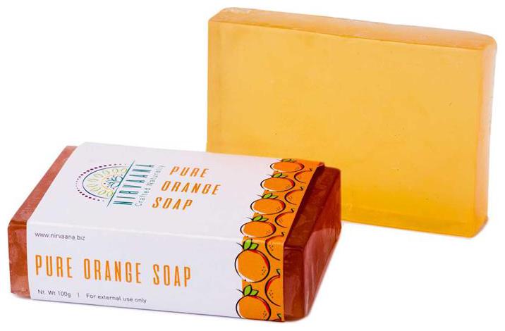 

Nirvaana Handmade Natural Orange Soap 100g