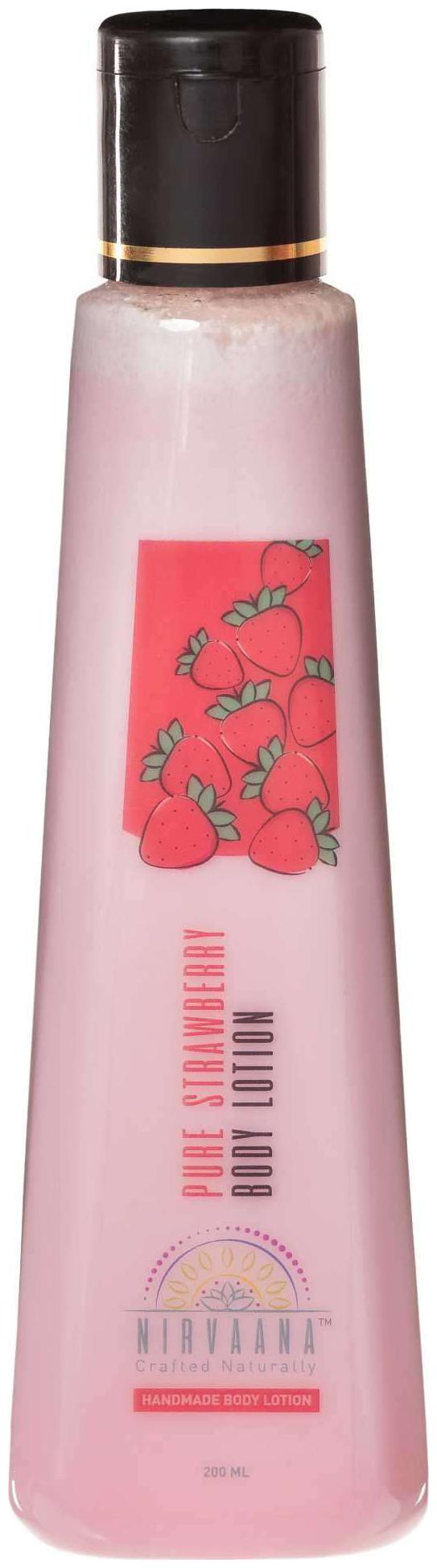 

Nirvaana Handmade Natural Strawberry Body Lotion 200ml