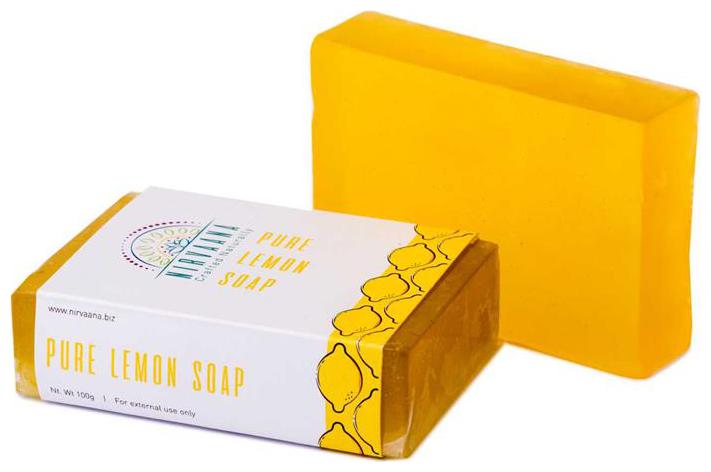 

Nirvaana Handmade Natural Lemon Soap 100g