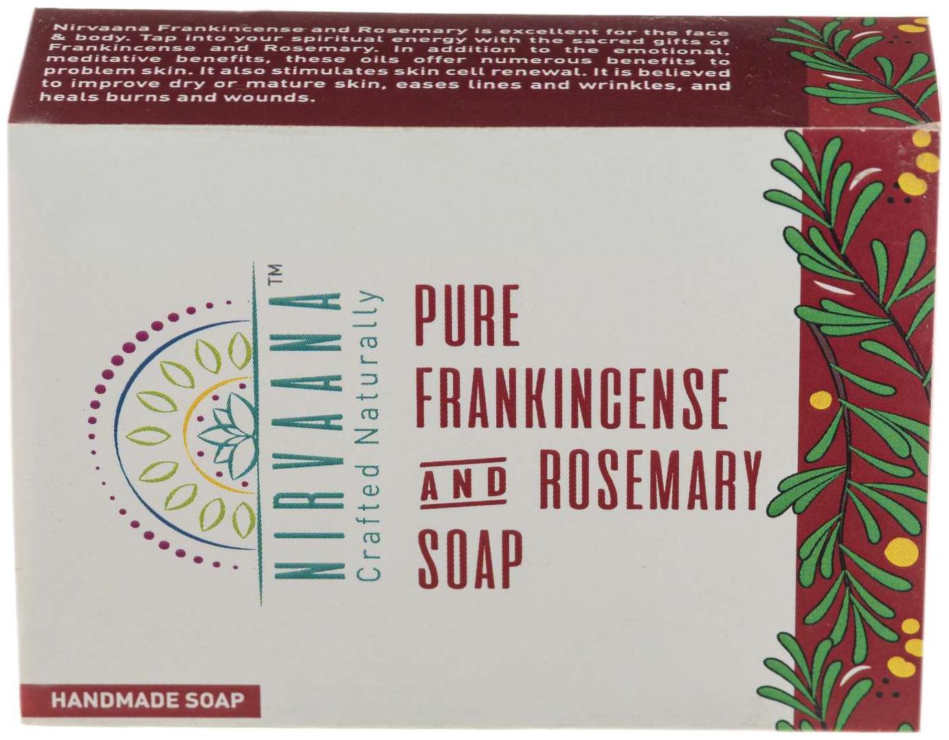 

Nirvaana Natural Pure Handmade Frankincense Rosemary Soap 100g