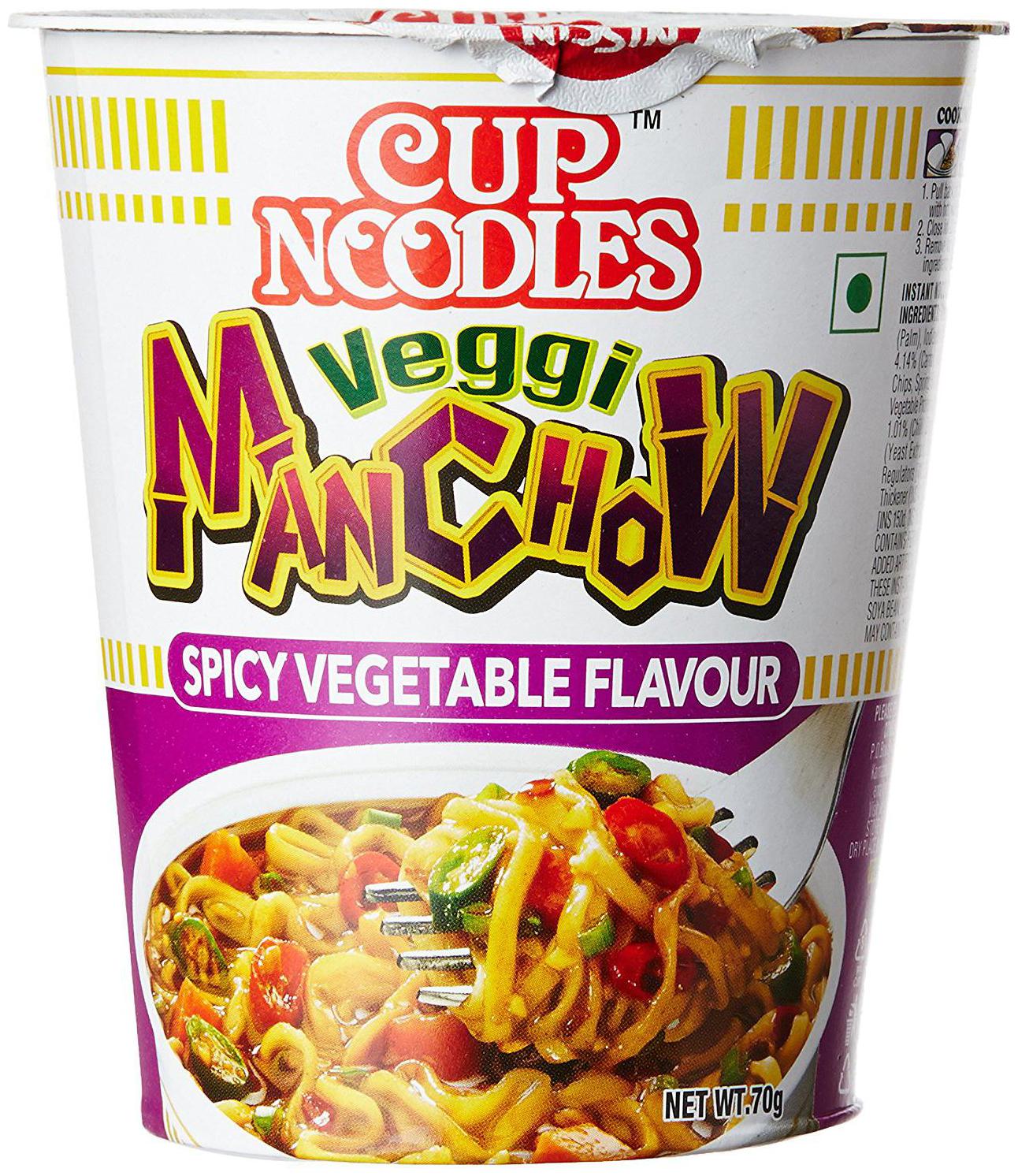 

Nissin Cup Noodles - Veggi manchow 70 g
