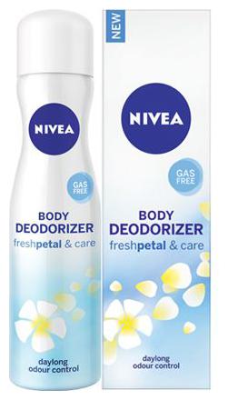 

Nivea Body Deodorizer - Fresh Petal Care Gas Free Spray For Women 120 ml