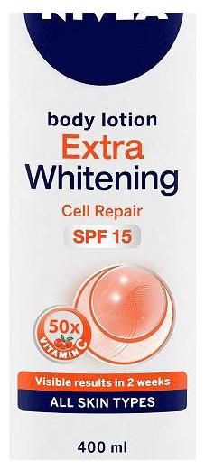 

Nivea Body Lotion Whitening Even Tone Uv Protect 400 ml