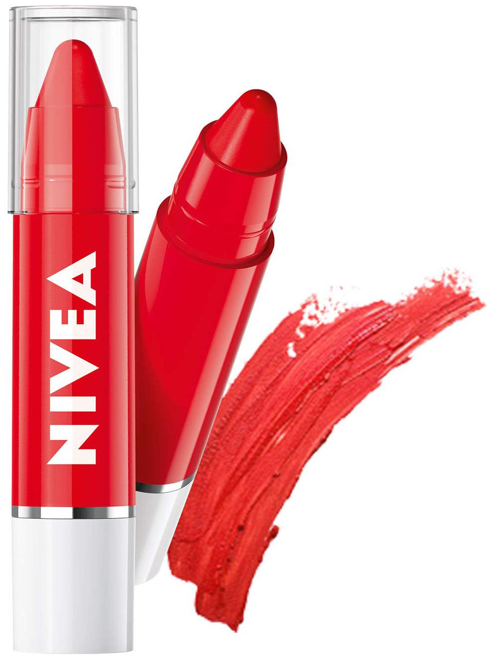 

Nivea Coloron Lip Crayon Pop Red 3 g (Pack of 2)