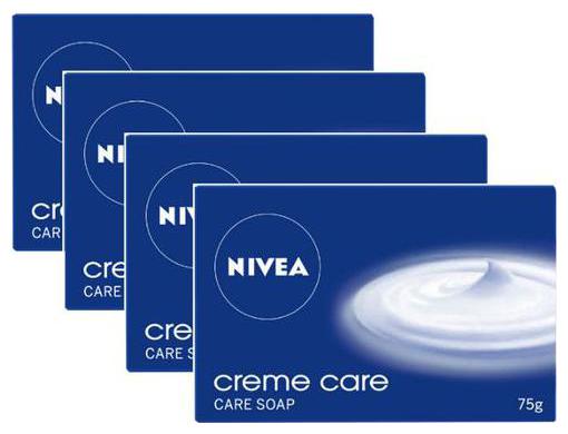 

Nivea Creme Care Soap - For Normal To Dry Skin 75 g Pack Of 4 Buy 3 Get 1 Free