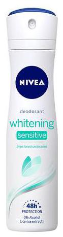 

Nivea Deodorant Whitening Sensitive (0 Alcohol) 150 ml