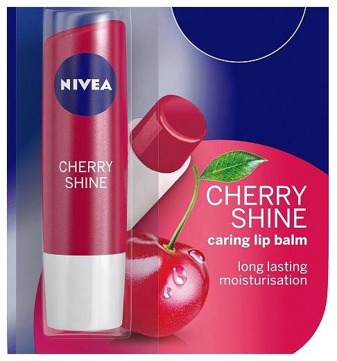 

Nivea Fruity Shine Lip Moisturiser Cherry 4 8 g