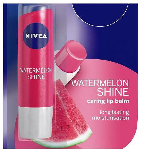 

Nivea Fruity Shine Watermelon Lip Balm 4 8 g