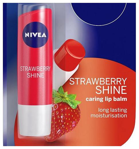 

Nivea Lip Balm Fruity Shine Strawberry 4 8 g