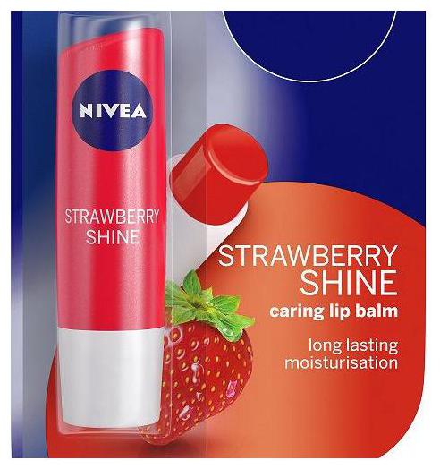 

Nivea Lip Balm Fruity Shine Strawberry 4 8 g