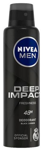 

Nivea Men Deep Impact Freshness Deodorant Spray - For Men 150 ml