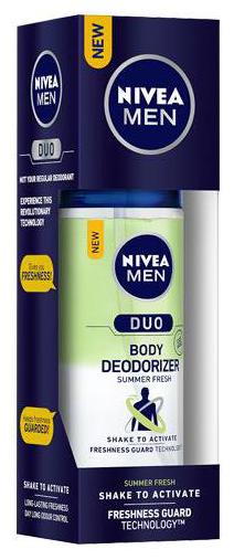 

Nivea Men Duo Body Deodorizer - Summer Fresh 100 ml