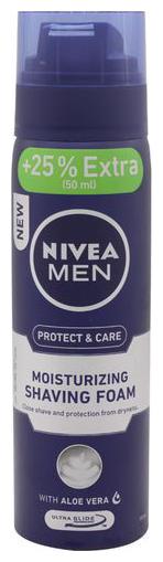 

Nivea Men Protect Care Moisturising Shaving Foam - With Aloe Vera 250 ml