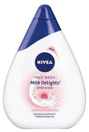 

Nivea Milk Delights Caring Rosewater Face Wash - For Sensitive Skin 100 ml