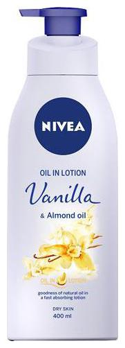

Nivea Oil In Lotion - Vanilla Almond Oil 400 ml