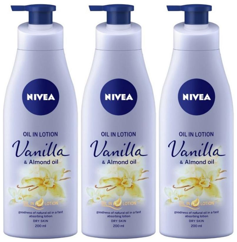 

Nivea Oil in Lotion Vanilla and Almond Oil 200ml (Pack of 3)