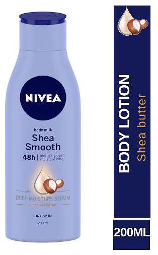 

Nivea Shea Smooth Body Milk - For Dry Skin 200 ml