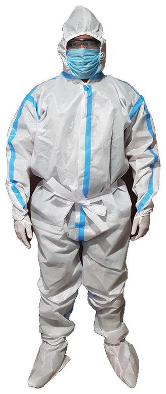 

NORTH BLACK PPE Kit 90 GSM SITRA Certified 1 pc Face Shield 1 pc Goggles 1 pc 3 Ply Mask 1 Pair Gloves 1 Pair Shoe Cover 1 pc Disposable Bag