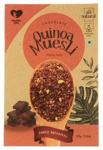 

Nourish You Quinoa Muesli - Chocolate 375 g