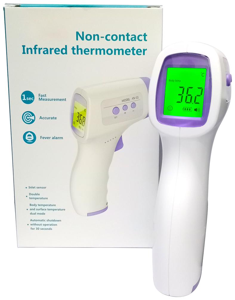

Noymi KV-11 Infrared Non contact forehead thermometer for fever Thermometer (Multicolor)