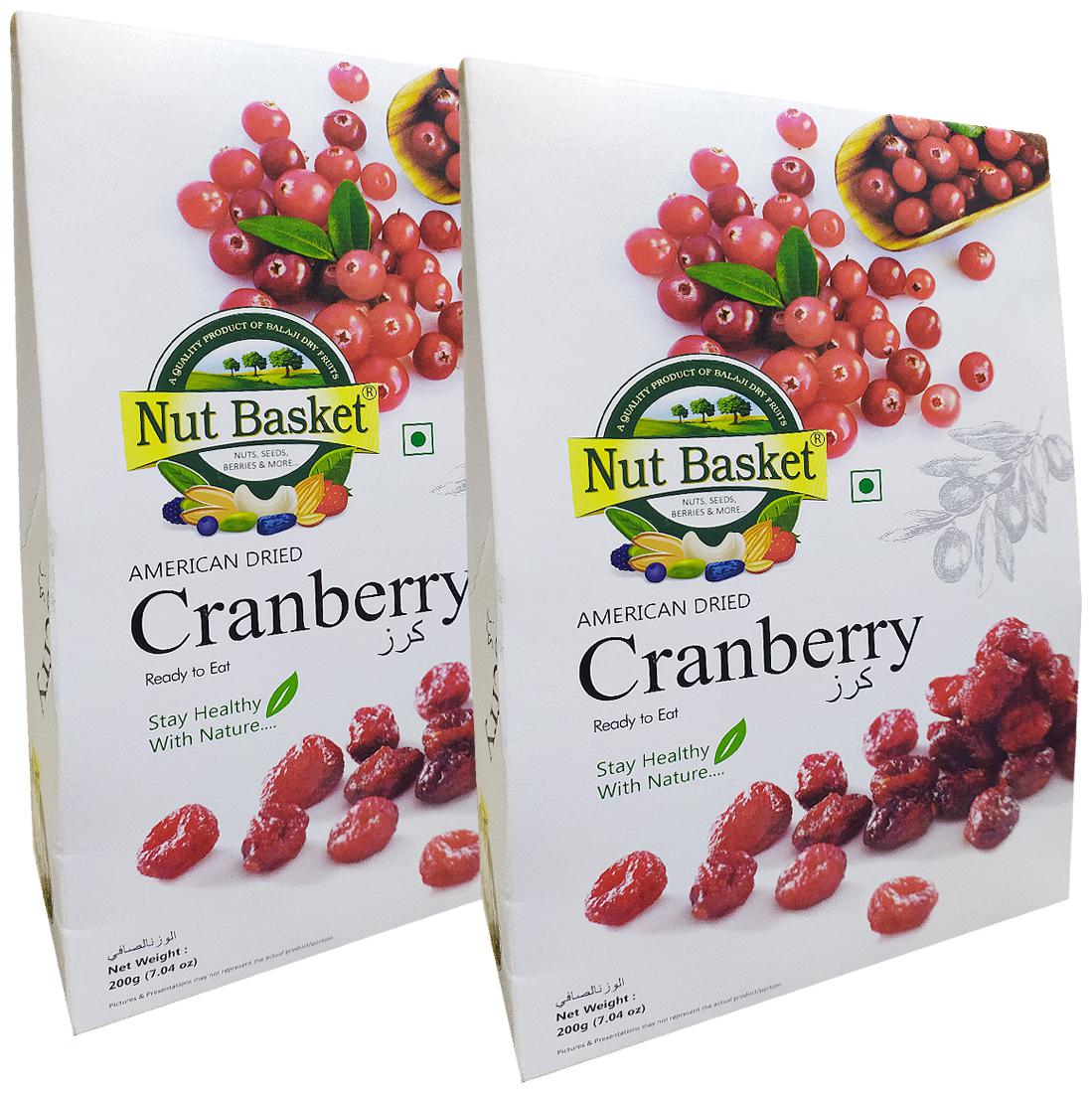 

Nut Basket Dried Cranberry 400G (Pack Of 2 200g Each)