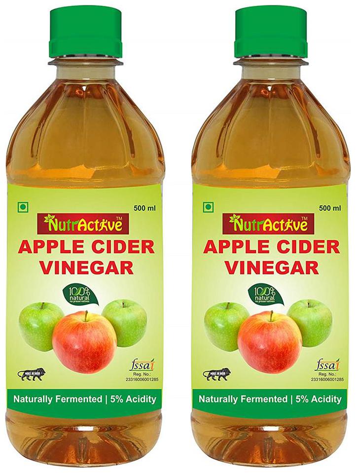

Nutractive Filtered Apple Cider Vinegar 100 Natural Ideal For Salad Dressing1000 g Pack Of 2 500ml Each